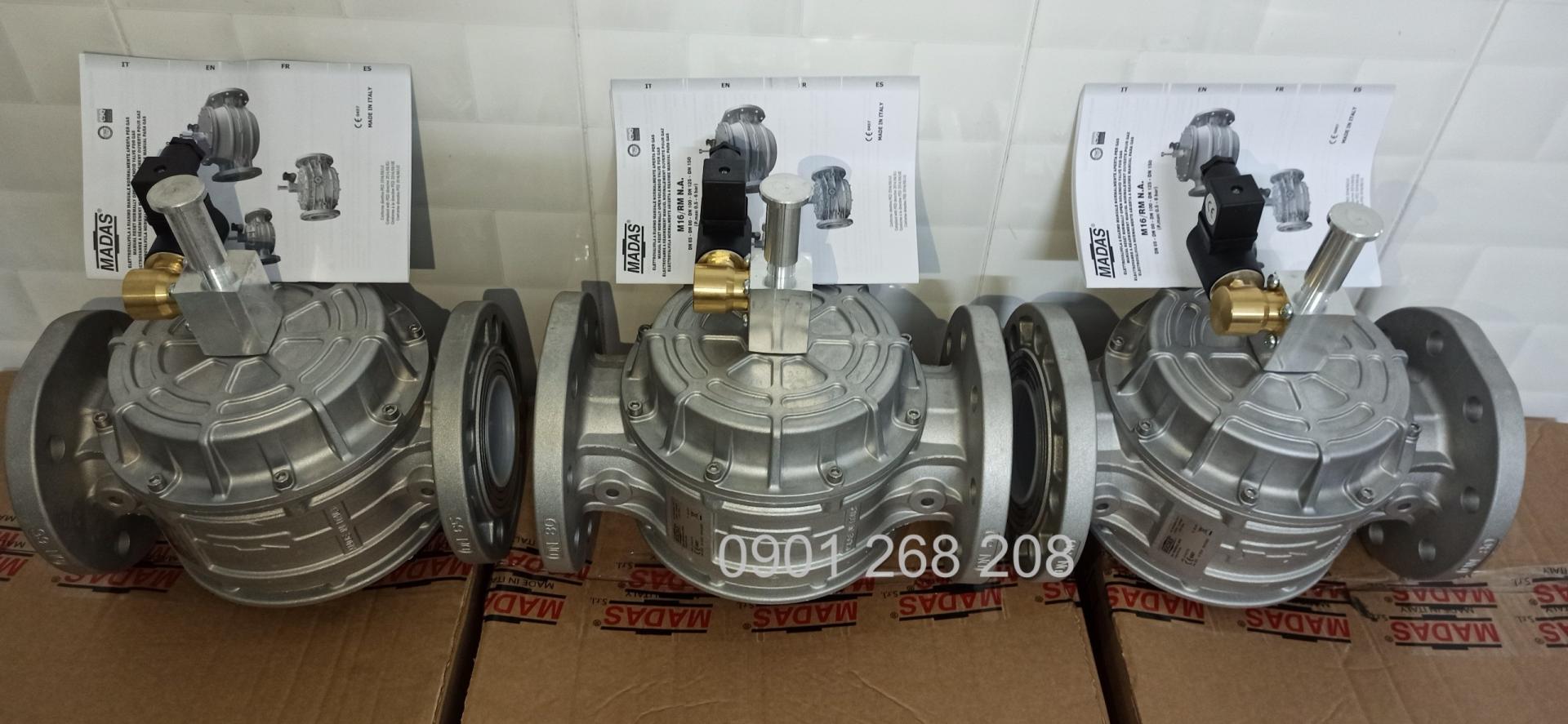 van dien tu reset bang tay madas dn65 24V